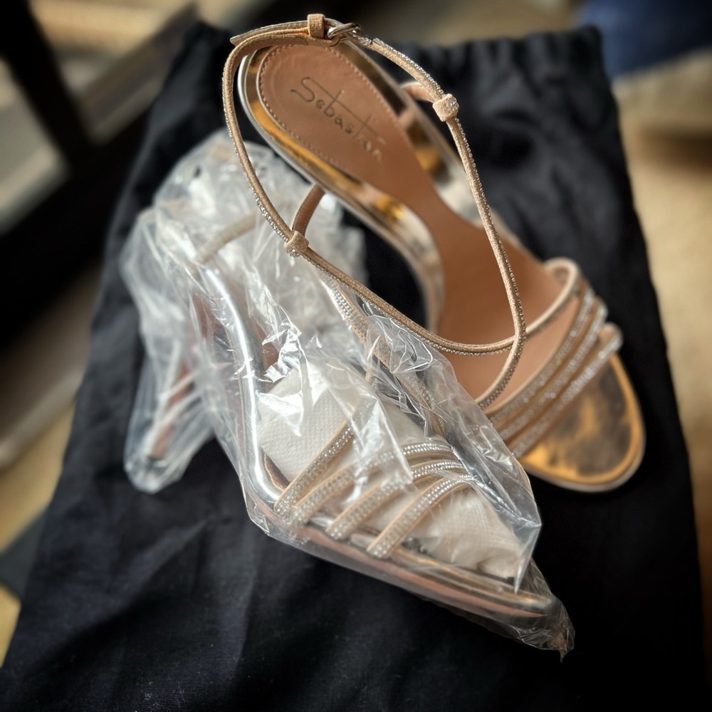 Sebastian size 36 Italian high heeled sandals